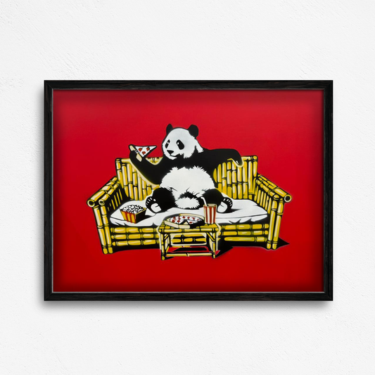 Panda Pizza Party (Red)